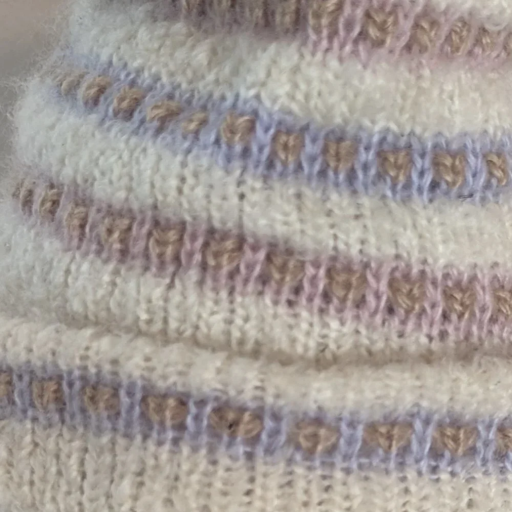 Scandi Girl Knit Hat Boho Cottage Core Shabby Chic‎ Coastal Vintage - Picture 5 of 6